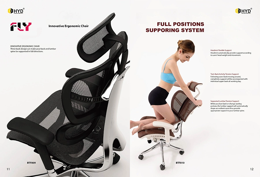 Smart Armrest Flexible BIFMA TUV Ergonomic Chair Btf 811