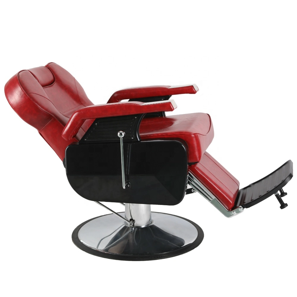 Red Classic Barber Chair Durable Hair Salon Chair for Barber Shop Best Selling Salon Furniture