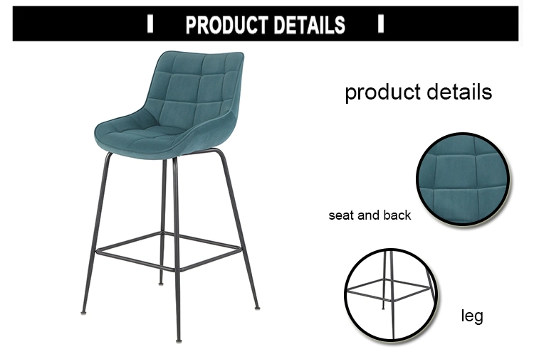 Fabric Bar Chairs Metal, Bar Stools