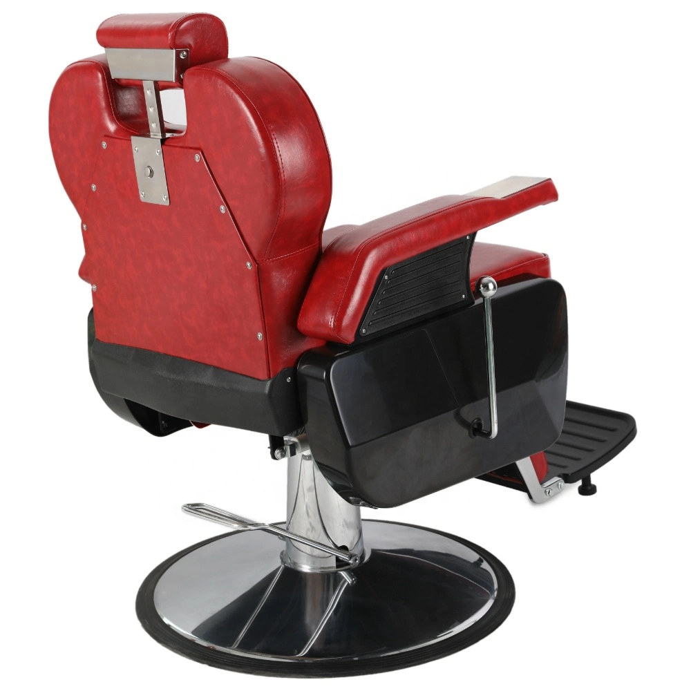 Red Classic Barber Chair Durable Hair Salon Chair for Barber Shop Best Selling Salon Furniture