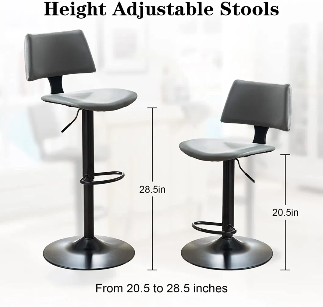 Factory Directly Commercial Salon Club Adjustable Bar Stool for Bar