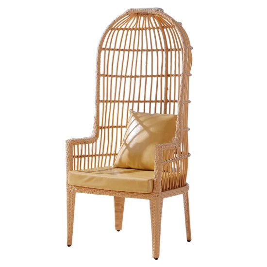 Dining Bar Tables Bird Cage High Back Pastoral Coffee Shop Hotel Lounge Reception Modern/Home/Hotel/Garden /Patio/Chair Rattan Outdoor Sofa Princess Chair